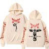 Hot Rock Band Mayhem Double Sided Print Hoodie Men Women Death Black Metal Sweatshirt Male Retro Gothic Punk Oversized Hoodies