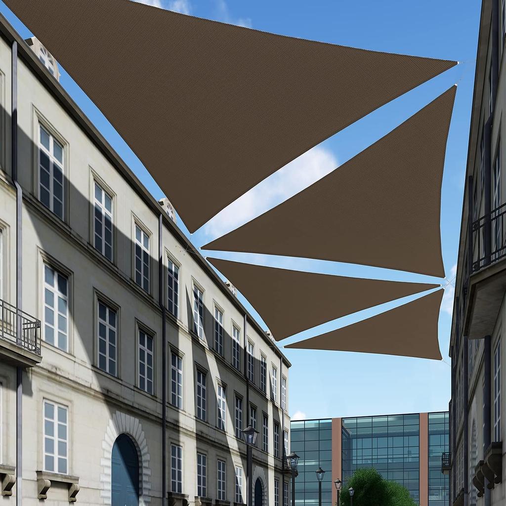 Triangle Sun UV Ultraviolet Light Rain Water Large Energy Western Outdoor Cafe x 240 x 240 Sunshade, Shade, Blindfold, Sunshade, Protection, Rays,