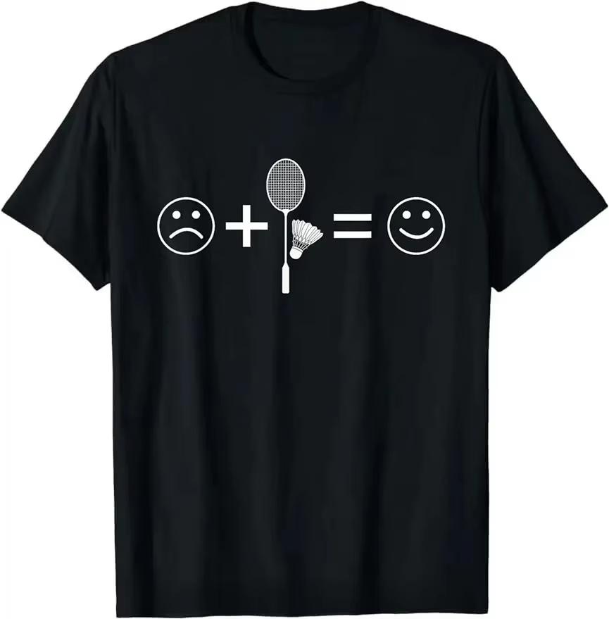 2026 New Fun And Stylish Fitness Tshirts For Badminton Enthusiasts Team Players Coaches And Wounisex Summer