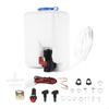 Universal Car Windshield Washer Bottle Tank Kit 12V 1.5L Windshield Tank with Jets Wiring Water Pump Hose Car Accessory