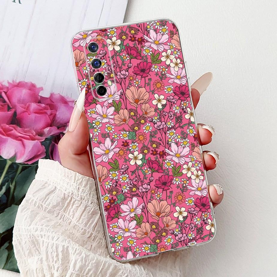 For Realme 7 5G Case RMX2111 Cute Cat Luxury Painted Cover Soft Silicone Phone Case For Realme 7 Pro Realme7 5G Back Cover Coque