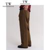 Teenie Weenie Men's American Retro Washed Loose Straight Cargo Jeans