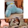 Soft Plush Dinosaur Backrest Cushion With Arms Bedside Pillow Gift