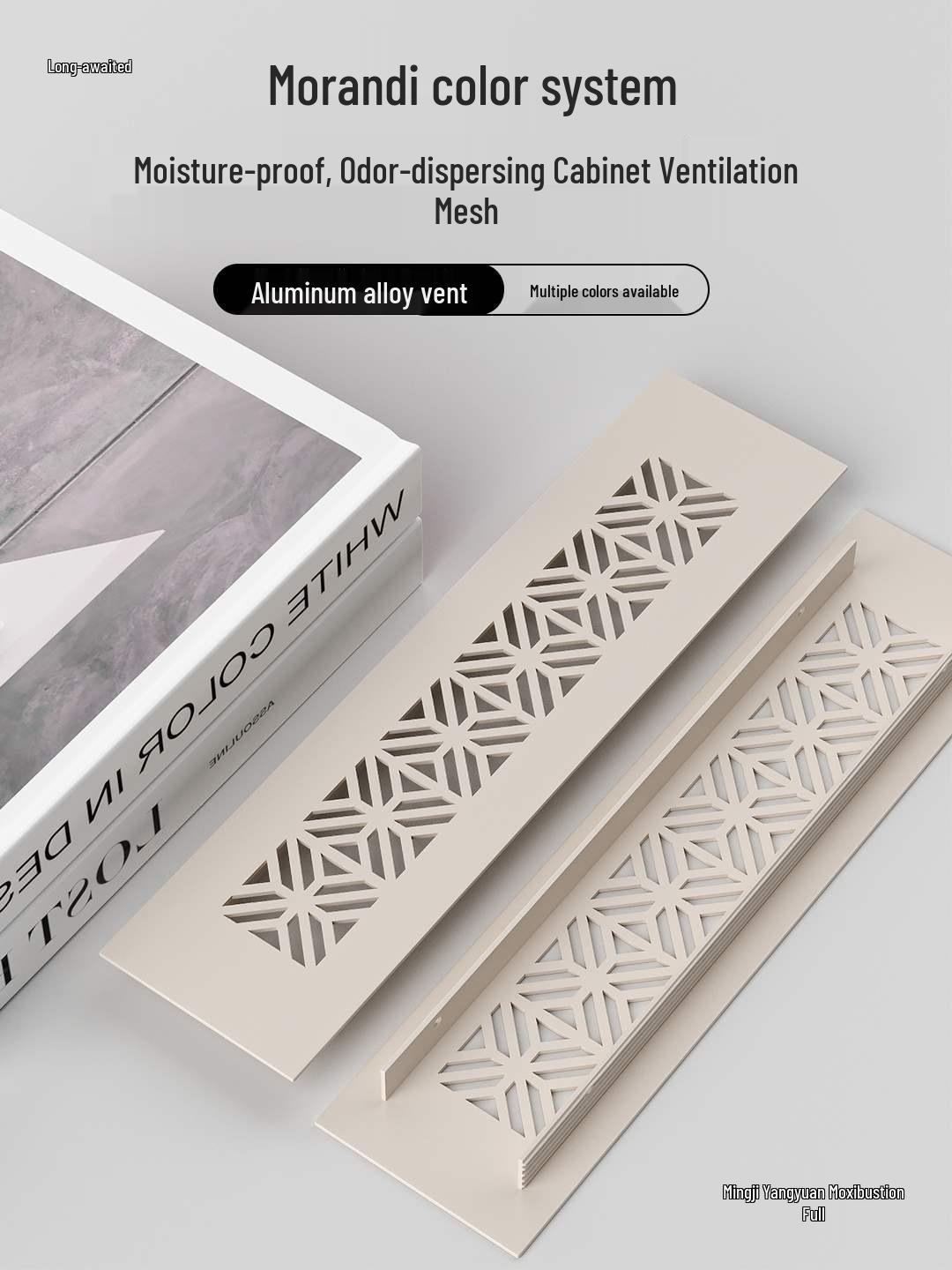 Rectangular Aluminum Alloy Ventilation Grille for Cabinets