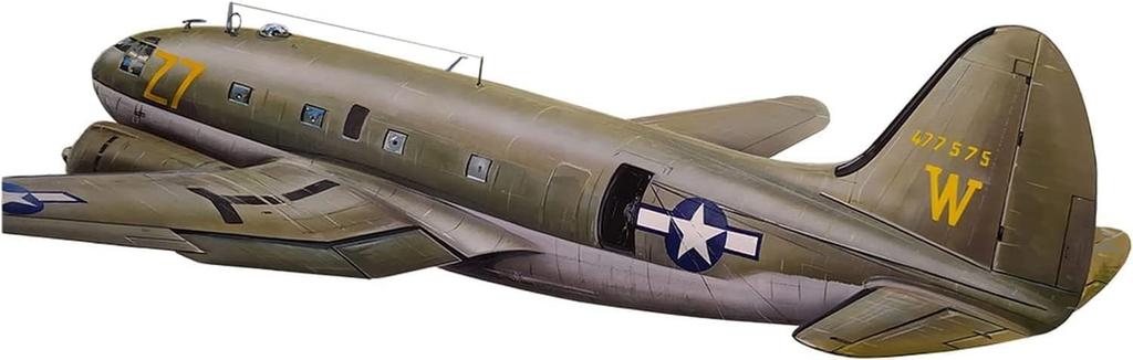 VALOM Curtiss Commando Transport Plane Operation Varsity 1945 Plastic Model CV72152 1/72 C-46D Twin-Engine