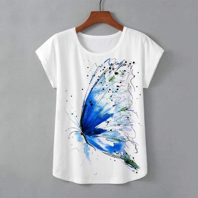 Camiseta oversized 90s Grunge Harajuku Camiseta estética Butterfly Printed  T Shirt Women Summer Streetwear Tops Ropa femenina comprar a buen precio —  entrega gratuita, reseñas reales con fotos — Joom