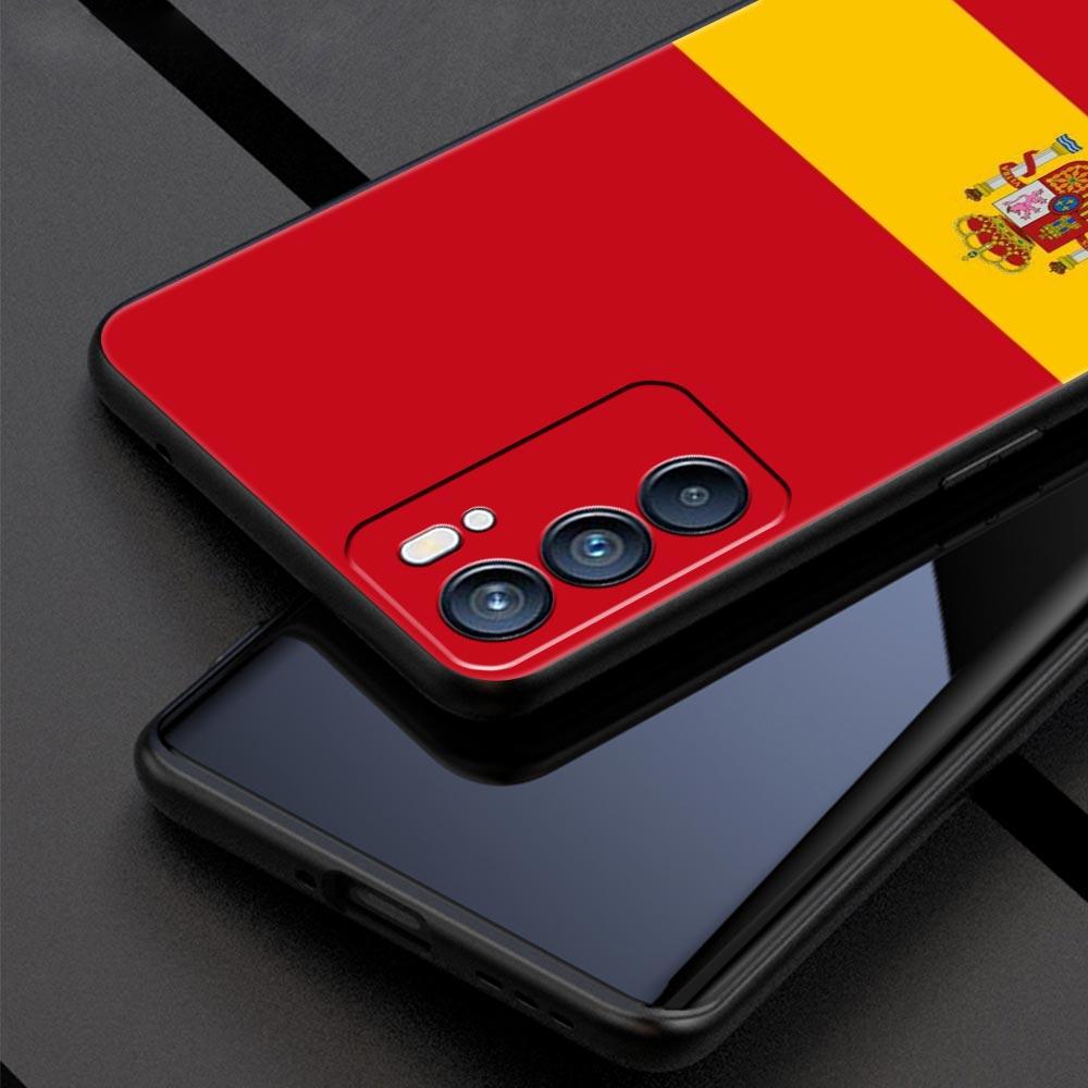 Phone Case For Oppo Reno13 Reno12 Reno11 F Reno10 Pro A54 A53 A95 A76 A74 A57 A98 A80 A79 5G A78 4G Cover Spain Bull Flag