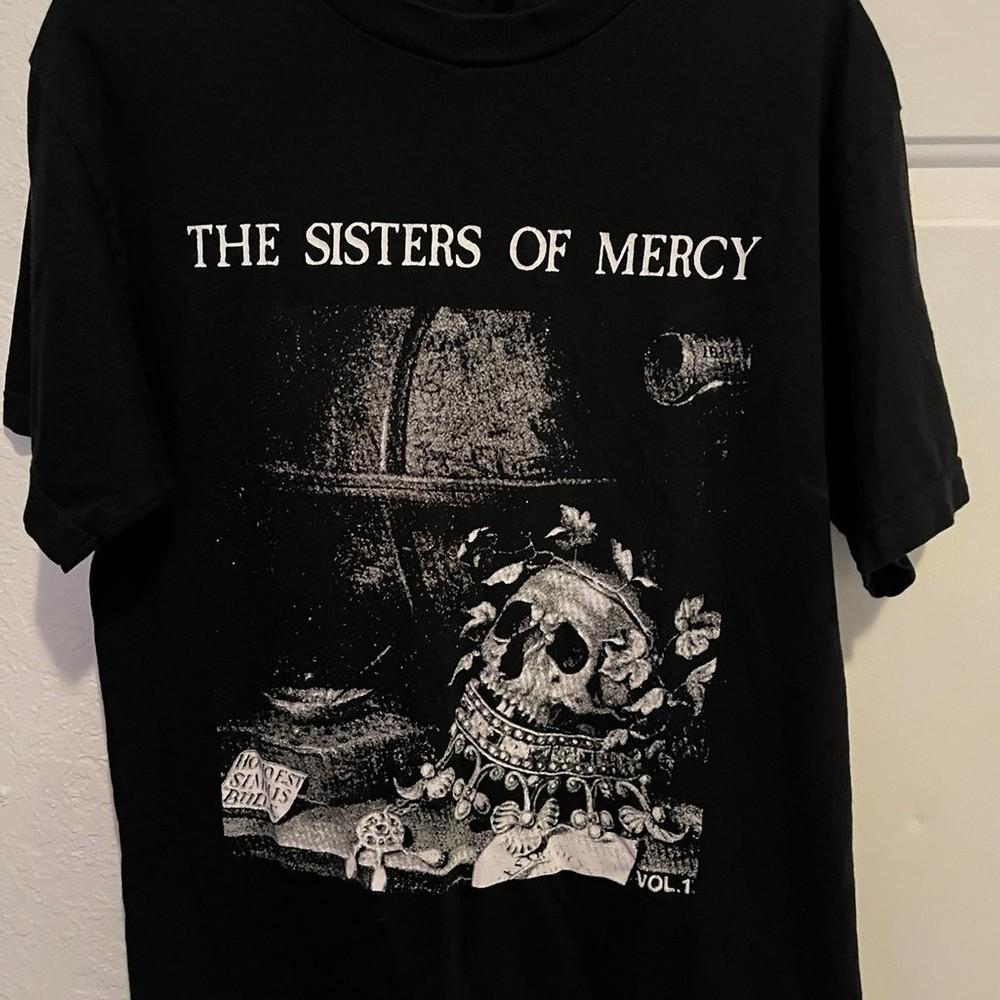 

Sisters of mercy 80’s Body electric black short sleeve T shirt Unisex NH9049 Unisex T-Shirt XL