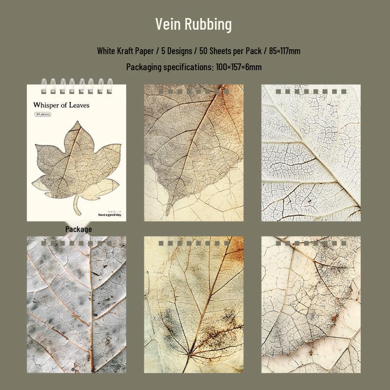 

Leaf s Whisper Series: Spiral Notebook Journal with Leaf Theme - 6 Styles