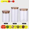 Food-Grade Borosilicate Glass Tea Canister for Coffee, Flower Tea, and Powder - Moisture-Proof Storage Jar