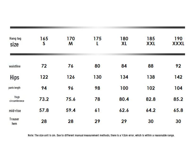 GXG Men's Embroidered Casual Trousers