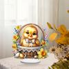 Easter Desktop Diamond Art Kits Rabbit Lamb Chick Egg Special Shape Diamond Painting Desktop Decorations Acrylic for Home Decor