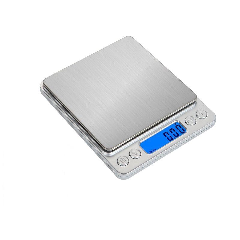 Digital Kitchen Scale Mini Pocket Stainless Steel Precision Jewelry Electronic Balance Weight Gold Gram 0.01/500g Weigh Scales