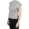 Vivienne WesTwood Women Hebo ShorT Sleeve T shirT Gray Melange 1504000a