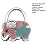 Elephant Handbag Hook Foldable Alloy Bag Hanger with Non-Slip Base Portable Table Bag Wallet