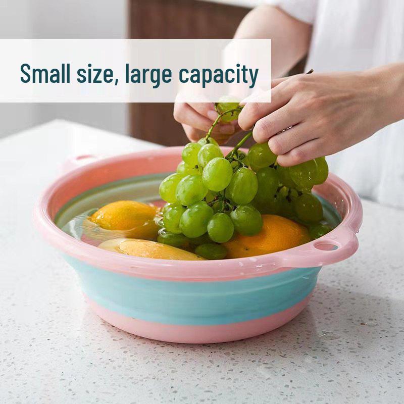 Portable Folding Washbasin for Dorms, Baby, Travel & Laundry