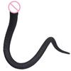 Extra Long Black Snake Shaped Anal Plug Three Sizes of Anal Plugs Adult Sex Toys Double Insertion Anal Plug  Man Women 18+ Waterproof & Easy To Clean