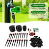 Drip Irrigation System Kit Sturdy Garden Irrigation System Kit Battery Powered Leakproof Anti Aging with Timer for Greenhouse