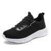 Women's Breathable Flyknit Mesh Running Shoes - Low-top, Large Size, Casual Sneakers for Spring/Summer