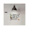 Vintage Metal Sign Wall Art Humorous Alcohol Bar Decor