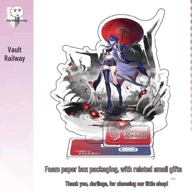 miHoYo Star Rail Firefly Dan Heng Luna Figurine Set: Acheron, Aventurine, Kafka, Silver Wolf, Jingliu, Xueyi Standees