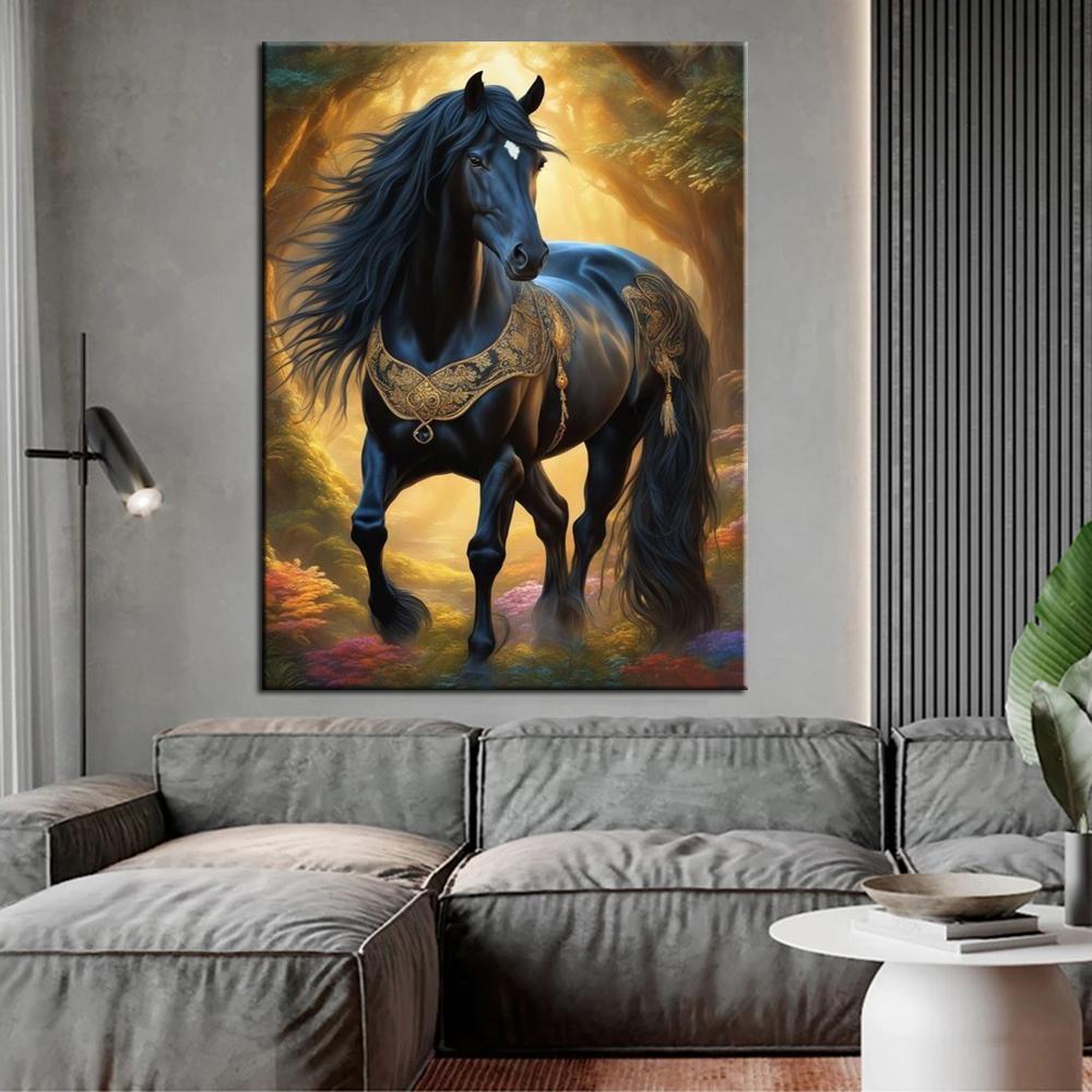 Beautiful Horse Picture Full Drills 5D Diamond Painting Mosaic Embroidery Diy Cross Stitch For Home Decorations J3650