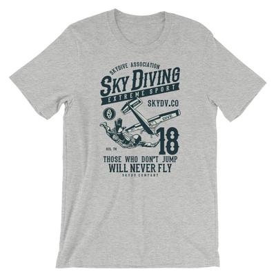 Fallschirmspringen T-Shirt. 100% Baumwolle Premium T-Shirt NEU