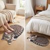 Super Absorbent Simulation Cat Floor Mat Bathroom Carpet  Living Room Tea Table Bedside
