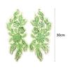 Floral Embroidery Sparkling Lace Accessories Sequined Appliqued Pattern National Style Lace Handmade DIY Material