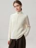 Women's Elegant Cashmere Cable Knit Half-High Neck Zip Cardigan - Autumn/Winter 2026 Collection