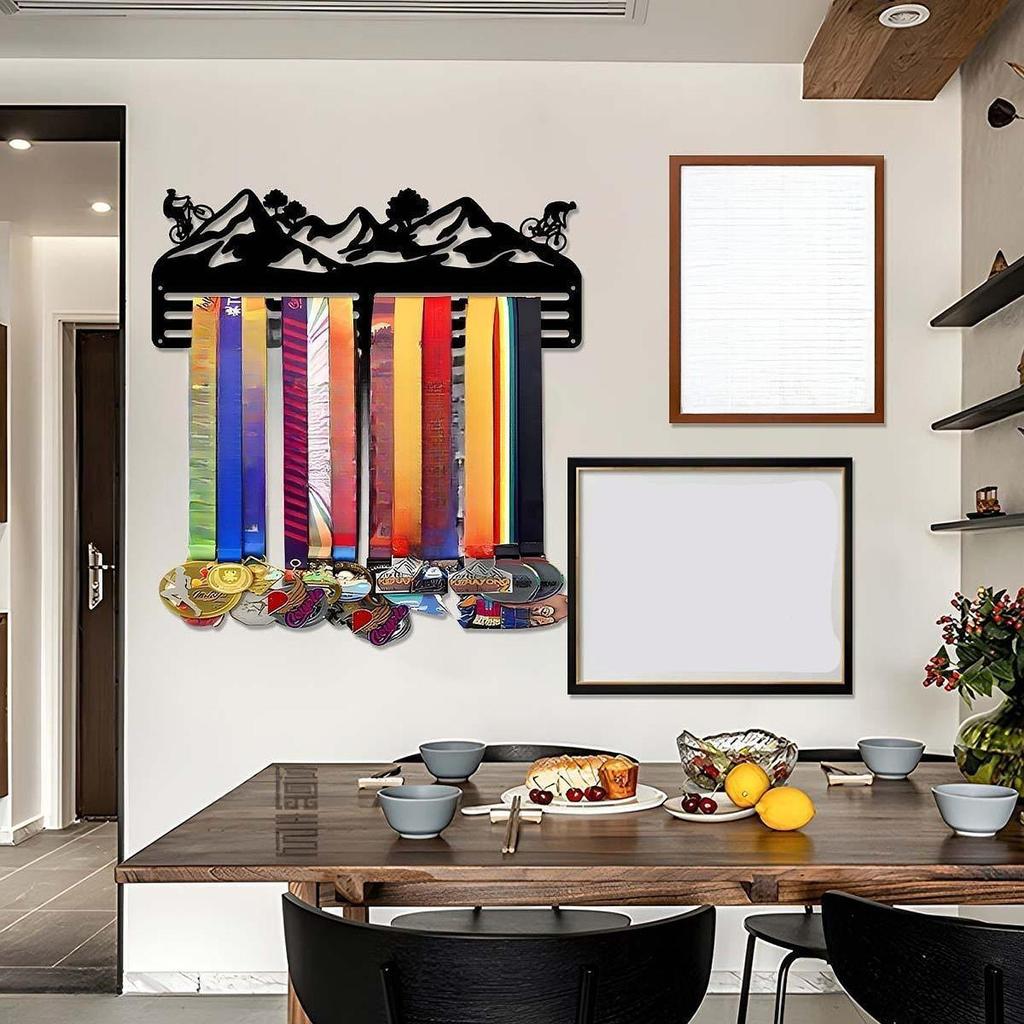 Display Hanger for Race Medals and Gymnastics Trophies