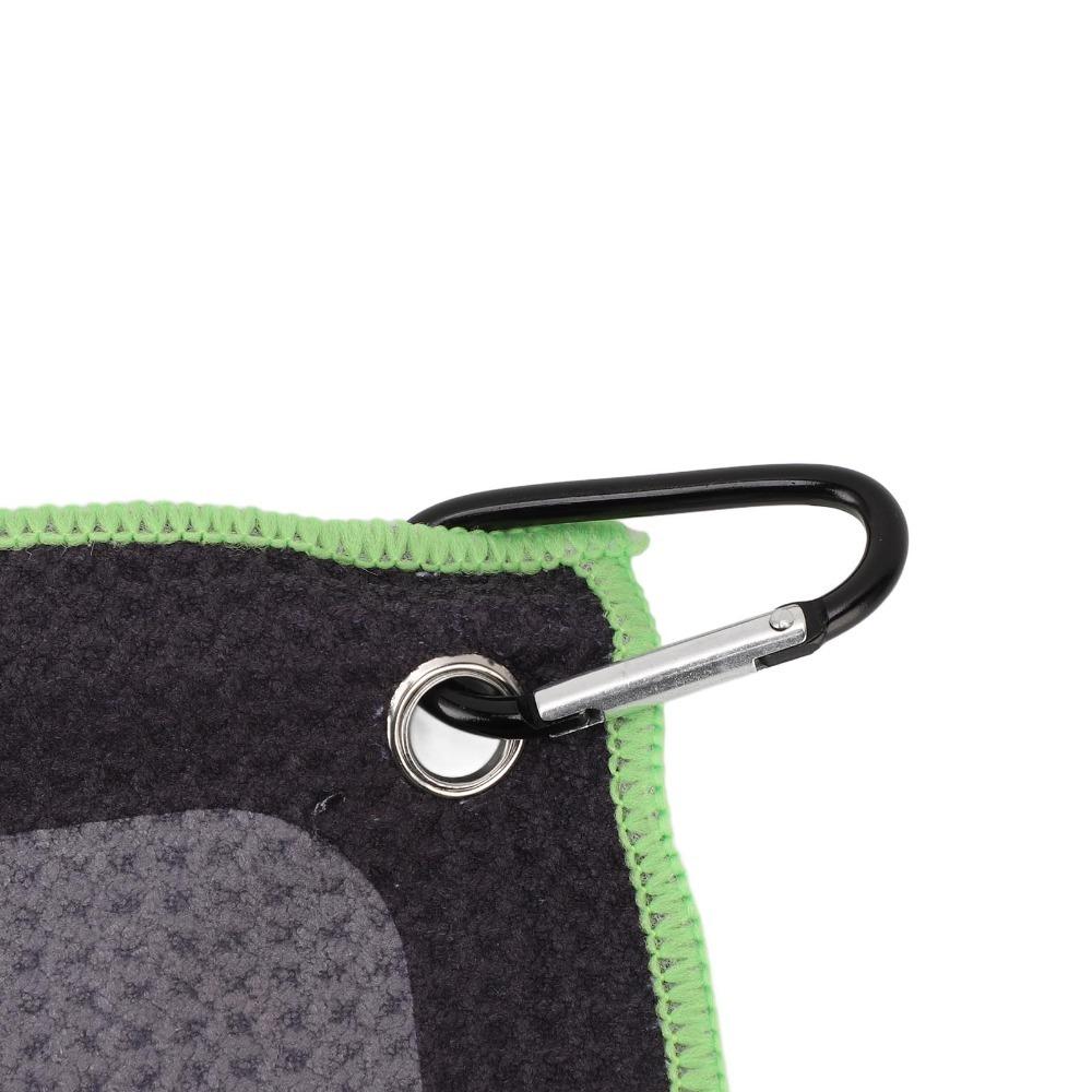 Microfiber Putting Practice Mat Foldable Stance Guide Towel Indoor Outdoor Practice серый