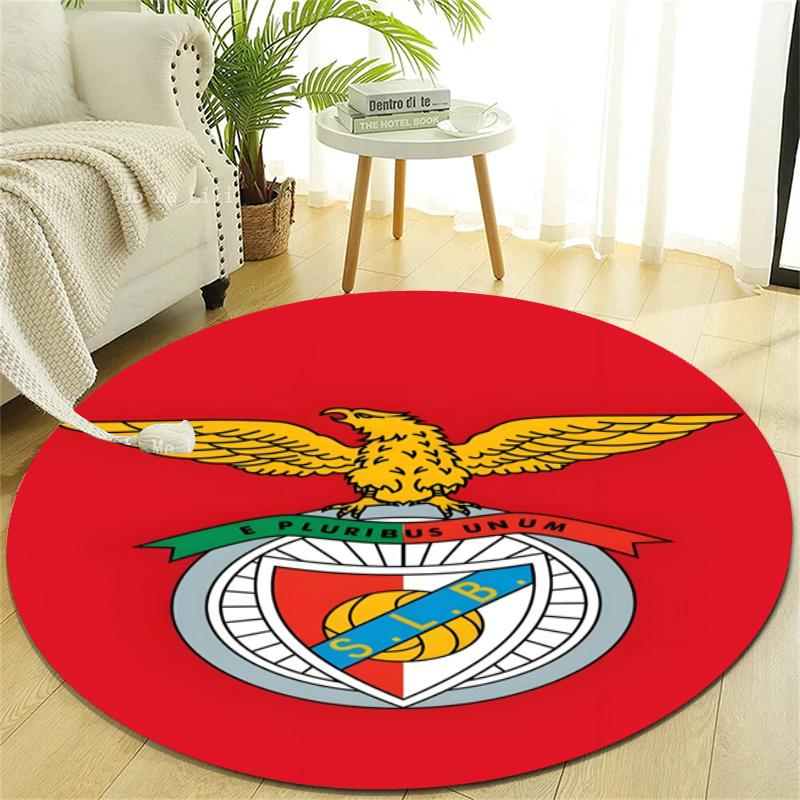 Personalized B-Benfica Round Chair Office Rug - Perfect for Mat, Office Chair & More - Ideal Gift for Birthdays and Holidays