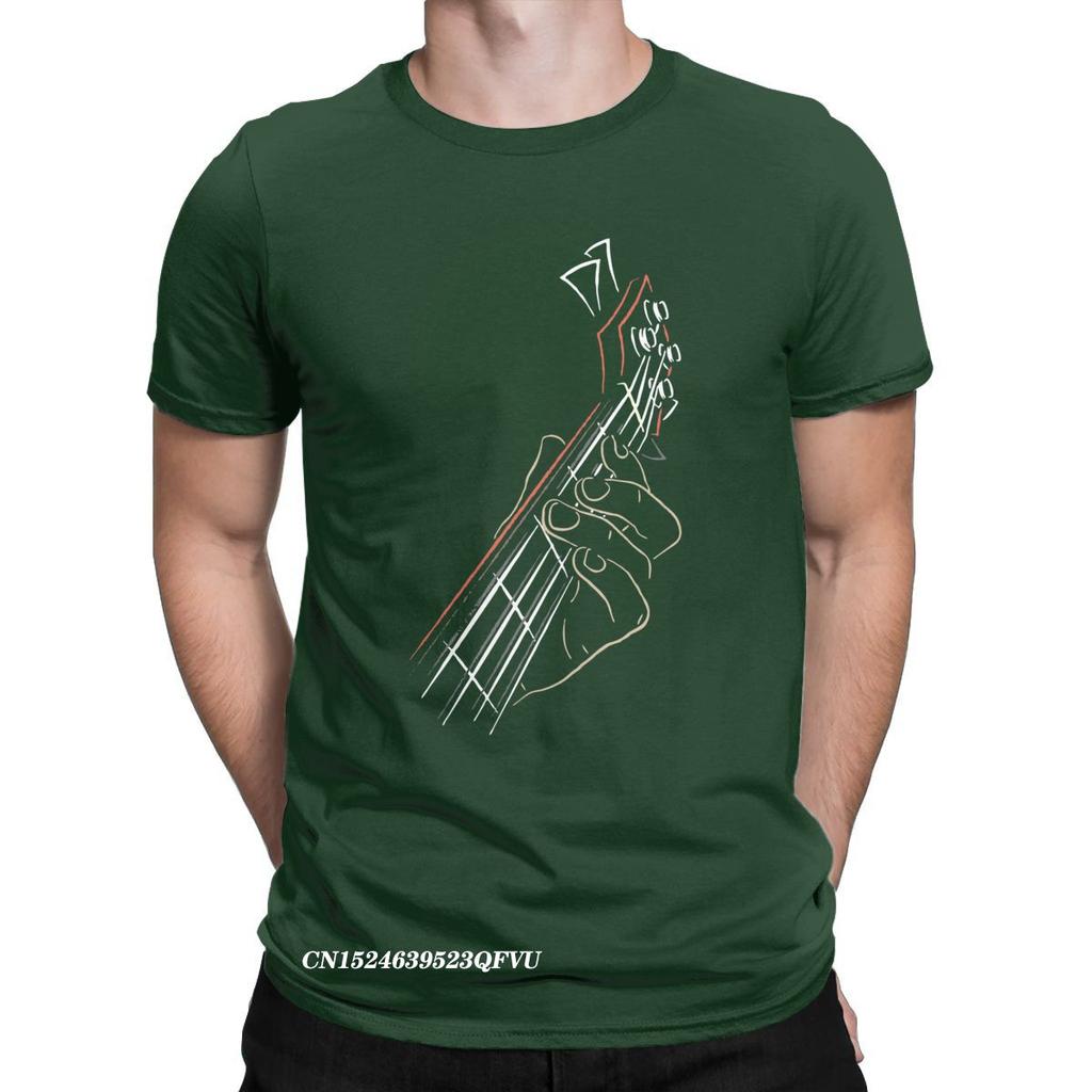 Humorous Active Bass Guitar Rock Music Men Tops T Shirts Casual Tee Shirt Harajuku Tee Shirt Premium Cotton Graphic Printed Tops