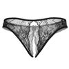 YOYOMEI Sexy Lace Shorts Lingerie Underwear Cute Thong Black Free Size Women's Women's