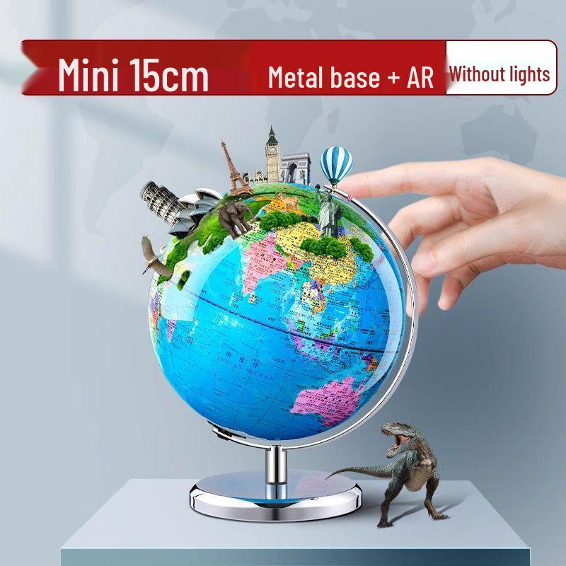 3D Large Globe for Elementary & Junior High Students - HD AR Educational Tool, Children's Day Gift