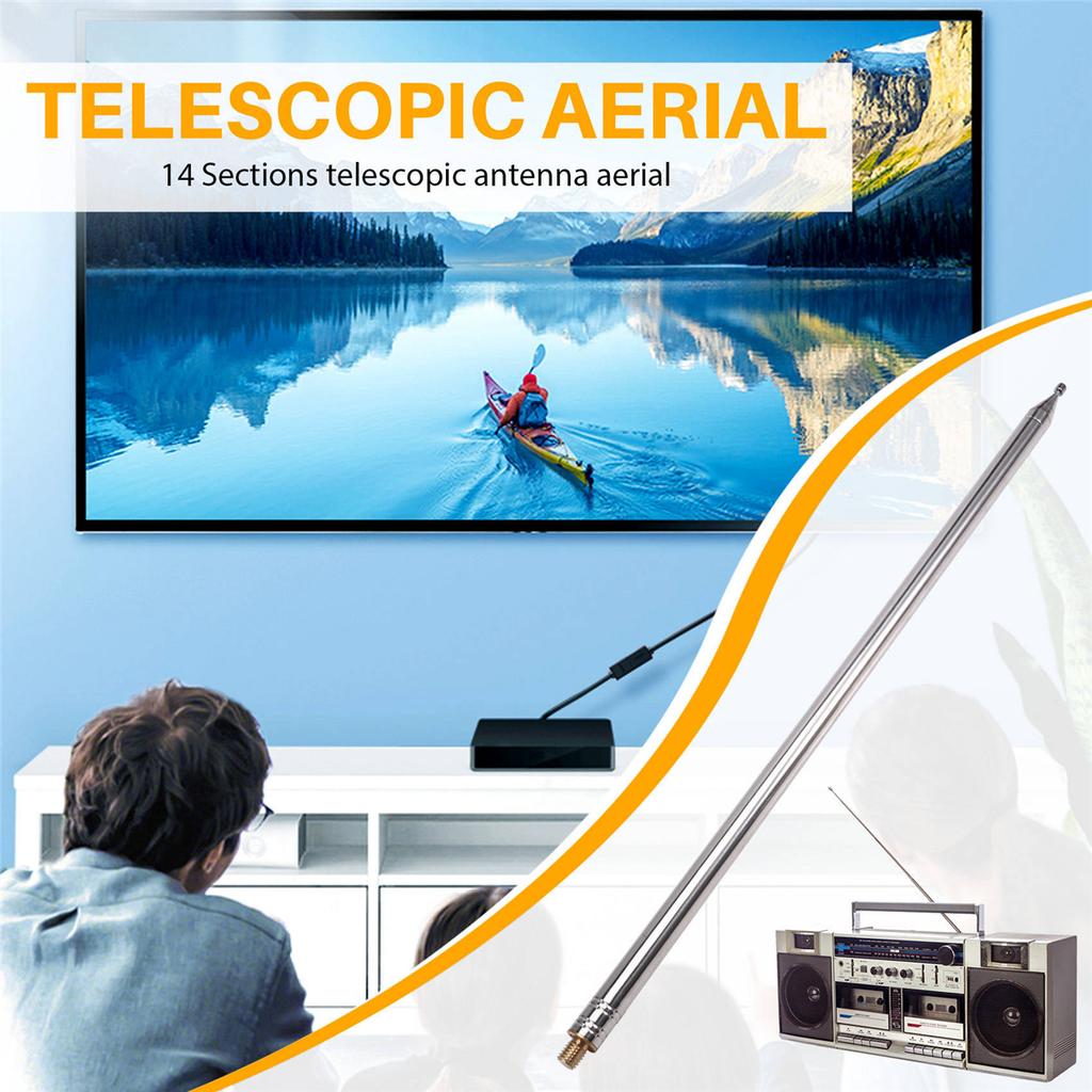 ABIY-5.6M Whip Pull Rod Antenna for HF Radio Positive V Antenna GP Antenna Telescopic Antenna DIY M10 Shortwave Antenna