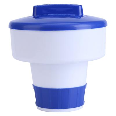 Dispenser Chimico Galleggiante Blu e Bianco per Piscina Spa Cloro Bromo M