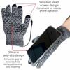 Windproof Men Finger Gloves Anti Slip Hand Warmer Gloves USB Electric Heating Gloves  Cycling