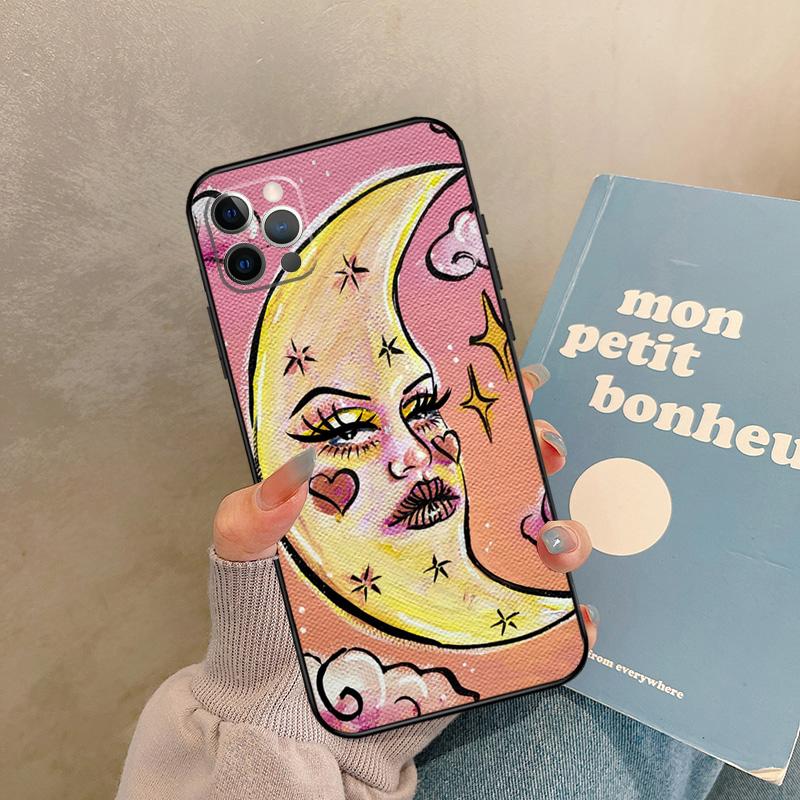 

Indie Hippie Case For 17 Air iPhone 16 15 14 13 12 11 Pro Max 12 mini XR 15 16 Plus 16e Back Cover Shell iPhone 11