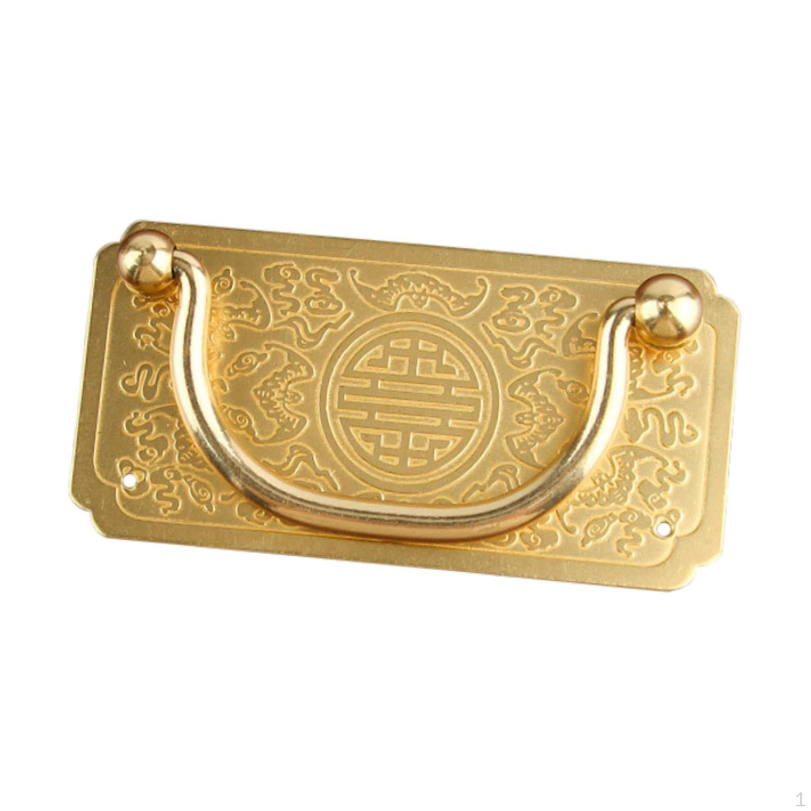 

Латунная ручка для ящика шкафа, мебельная фурнитура, аксессуары для дверей шкафа Главная золотой