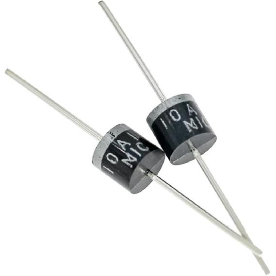 10PCS 6A10 10A10 Rectifier Diode 6A 10A 1000V DO-27 Rectifier Diodes(10A10)