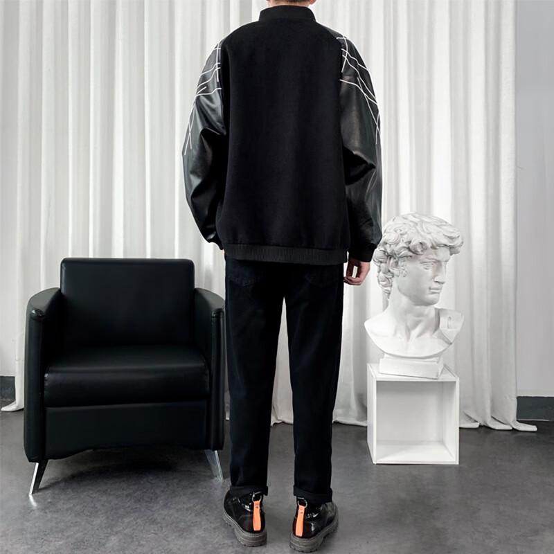 ROMON Men's Casual Baseball Jacket