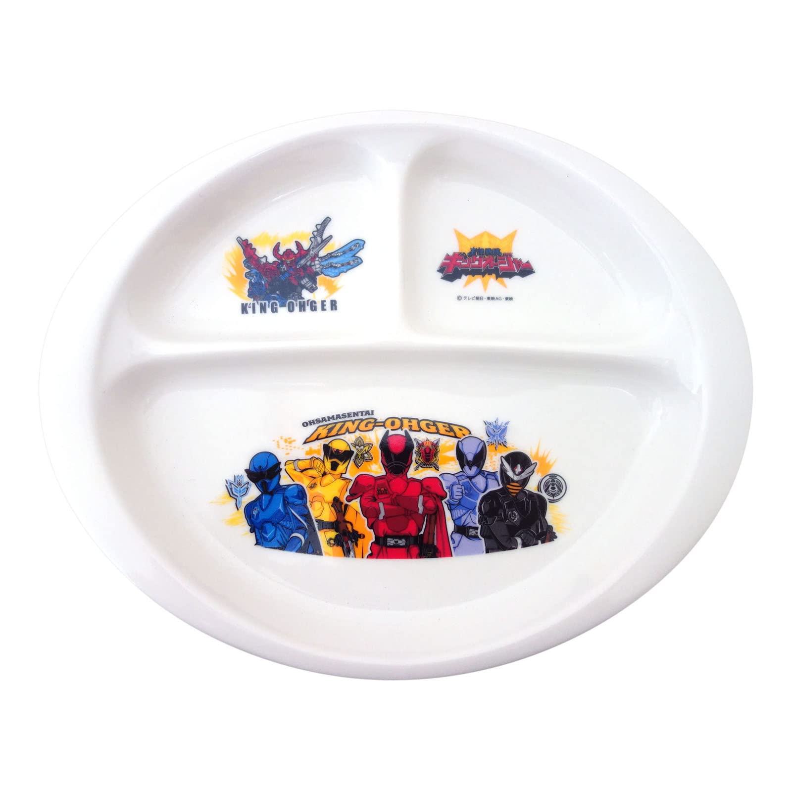 

Kanesho Pottery King Sentai King Oger Lunch 23 x 19 Collectible Made in 067116 (Kaneshotouki) Plate, Approx. cm, Tableware, Japan, белый
