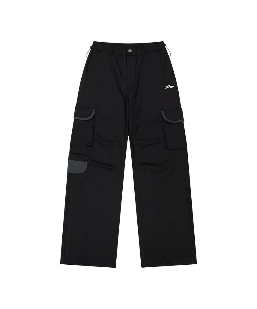 Tansanmageunesyum Juyoung X Tansan Wide Ringer Cargo Pants (Black)