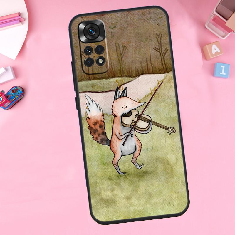 Winter Fox Foxes For Xiaomi Redmi Note 14 10 11 12 13 15 Pro Plus Phone Case For Redmi 15 15C 14C 12C 10C 13C