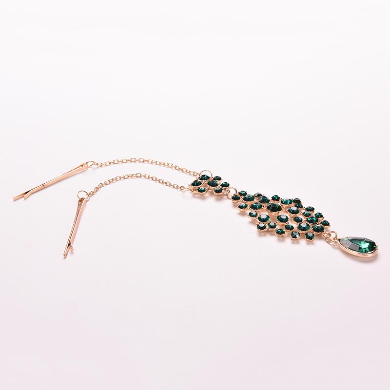 Frauen Haar Clip Perlen Blume Tropfen Haar Pins Stirn Schmuck Haar Clip Haarnadeln