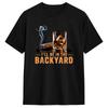 Ill Be In The Backyard T Shirt Summer 100 Cotton TShirts For Unisex Harajuku Print Tshirt Short Sleeve Y2K Casual Tees