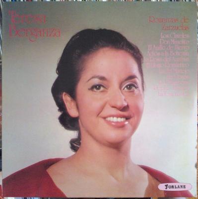LP Record TERESA BERGANZA  Romanzas De Zarzuelas UM3922 Forlane 1984 France Classical Used