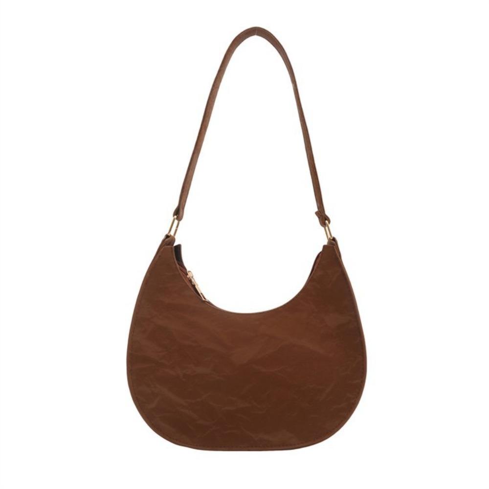 Koreanischen Stil PU Leder Schulter Tasche Hobo Frauen Handtasche Mode Kleine Unterarm Tasche Outdoor